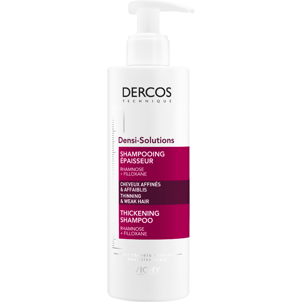 Vichy Dercos Densi-Solutions Shampoo 250ml – Voor Voller Haar bij Fijn en Dun Haar