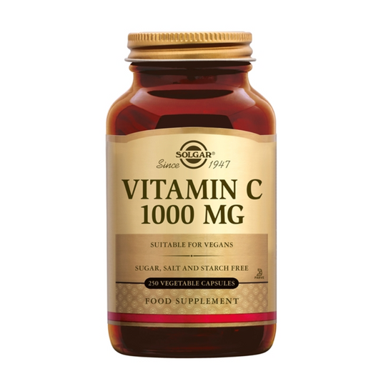 Solgar Vitamin C 1000 mg – Versterk je Immuunsysteem en Weerstand - 250 stuks