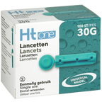 HT One 30G Universele Lancetten 100 Stuks – Comfortabele en Hygiënische Bloedafname