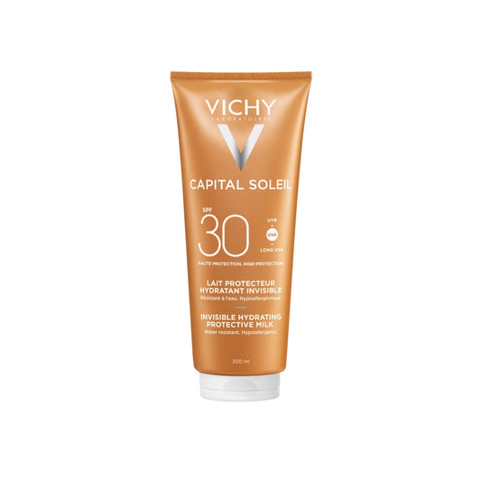 Vichy Capital Soleil Zonnebrand Melk SPF30 300ml – Bescherming voor het Hele Gezin