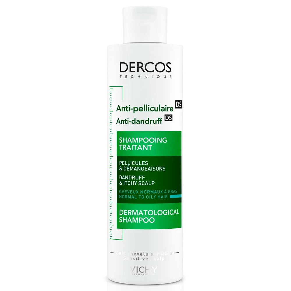 Vichy Dercos Anti-Roos DS Shampoo Normaal tot Vet Haar 200ml – Tegen Roos en Vet