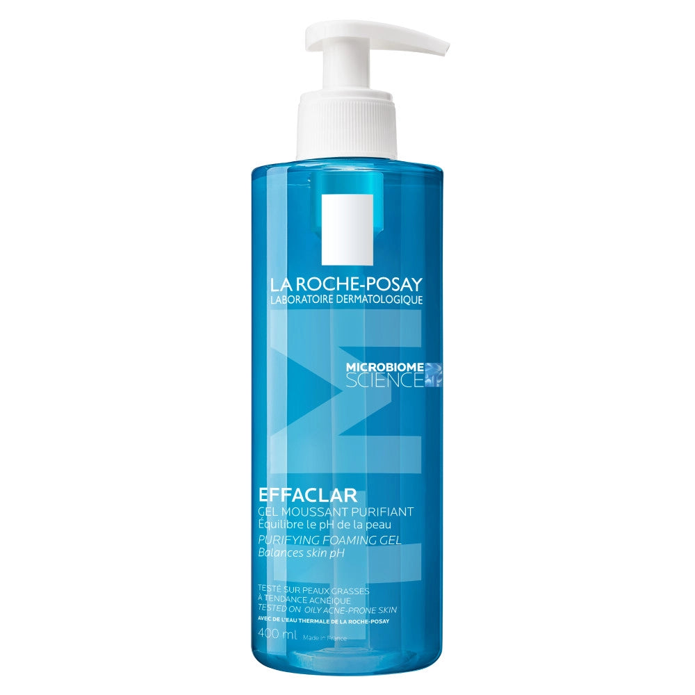 La Roche-Posay Effaclar Zuiverende Reinigingsgel 400ml – Mild en Effectief voor een Vette en Acne-gevoelige Huid