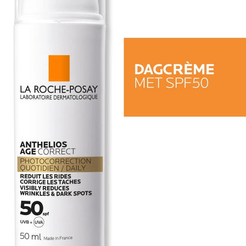 La Roche-Posay Anthelios Age Correct SPF50+ 50ml – Anti-Aging Crème met Zeer Hoge Zonbescherming