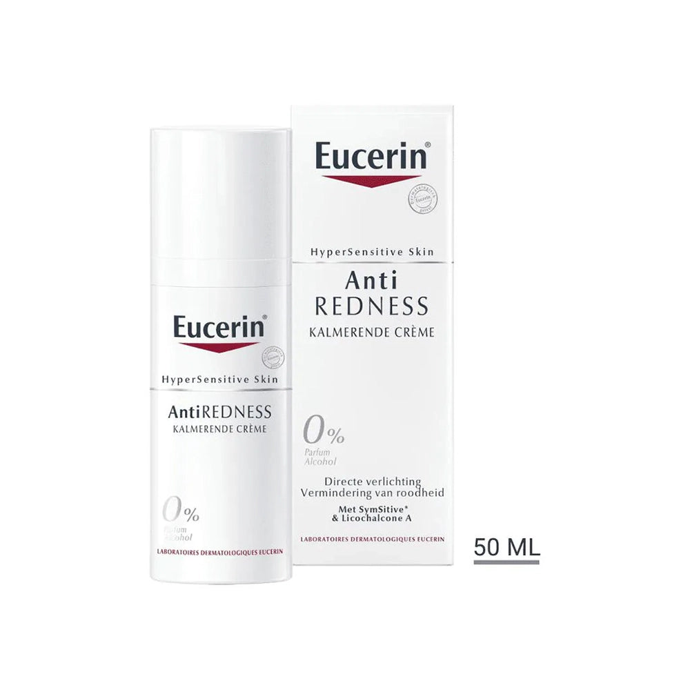 Eucerin AntiREDNESS Kalmerende Crème Rijke Textuur 50ml – Voor Directe en Langdurige Verlichting van Roodheid