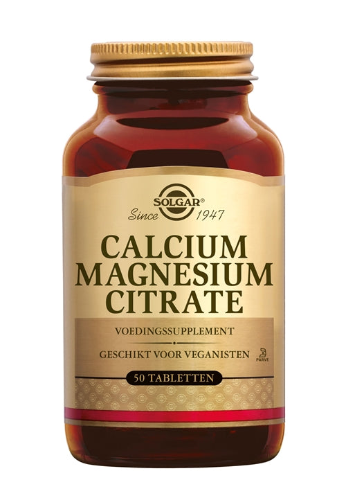 Solgar Calcium Magnesium Citrate – Ondersteuning voor Sterke Botten en Gezonde Spieren