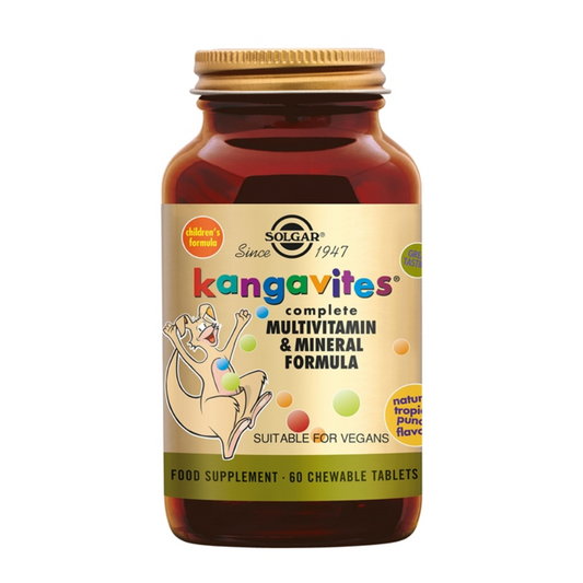 Solgar Kangavites Tropical Punch – Multivitaminen voor Kinderen met Heerlijke Tropische Smaak