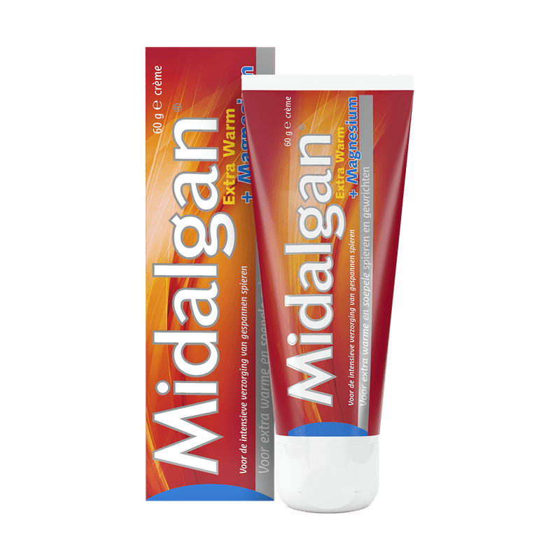Midalgan Extra Warm + Magnesium – Intensieve spierverzorging met extra warmte en magnesiumondersteuning