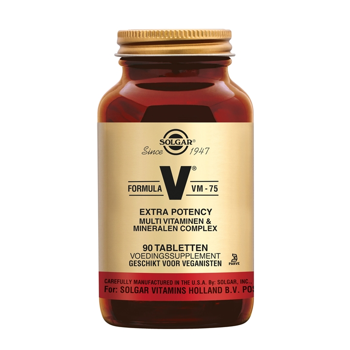Solgar Formula VM-75® – Hooggedoseerde Multivitaminen en Mineralen voor Energie en Vitaliteit