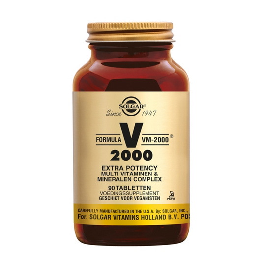 Solgar Formula VM-2000 – Multivitaminen en Mineralen voor Energie en Ondersteuning - 90 tabletten