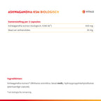 Vitals Ashwagandha-KSM Biologisch Capsules – 60 stuks | Stress