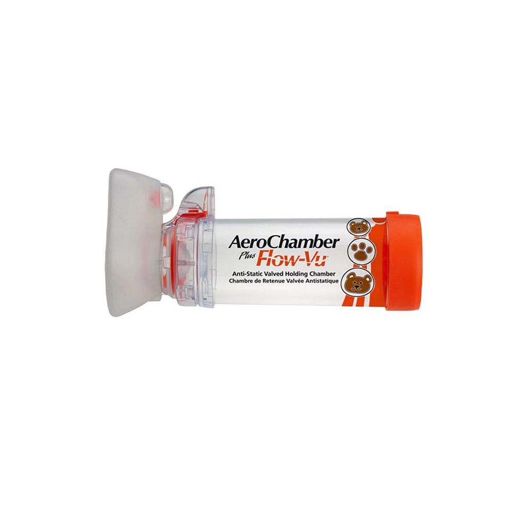 AeroChamber Flow-Vu Masker voor Baby’s 0–18 Maanden | Effectieve inhalatie via puffer