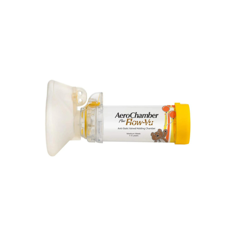AeroChamber Flow-Vu Masker voor Kinderen 1–4 Jaar | Effectieve inhalatie via puffer