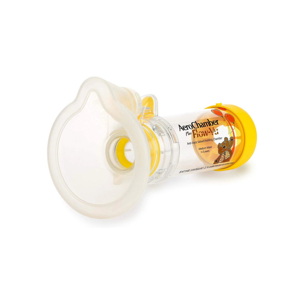AeroChamber Flow-Vu Masker voor Kinderen 1–4 Jaar | Effectieve inhalatie via puffer