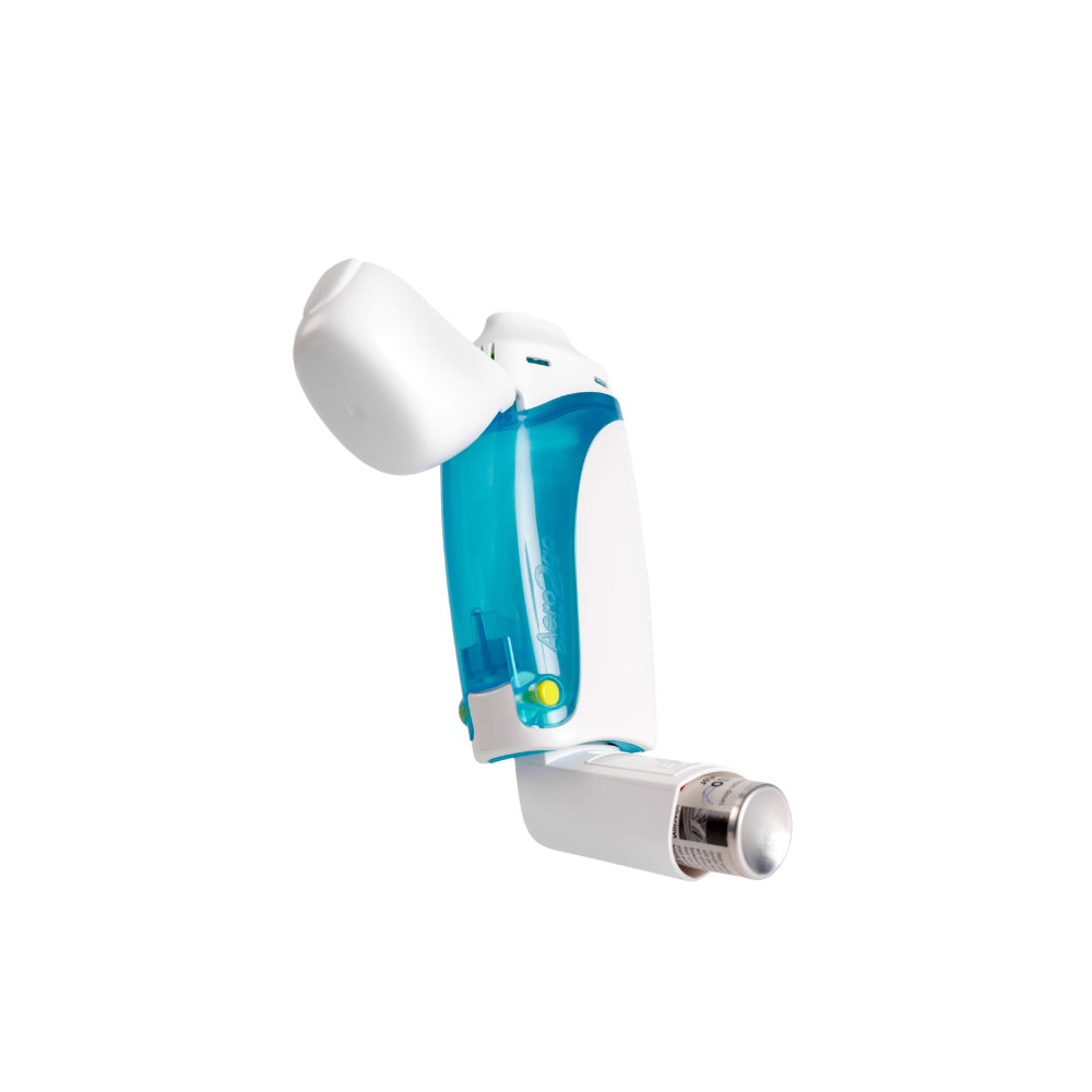 AeroChamber Flow-Vu Voorzetkamer 2go | Compacte inhalatie-oplossing voor onderweg