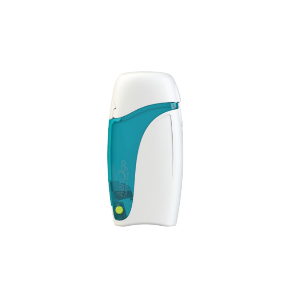 AeroChamber Flow-Vu Voorzetkamer 2go | Compacte inhalatie-oplossing voor onderweg