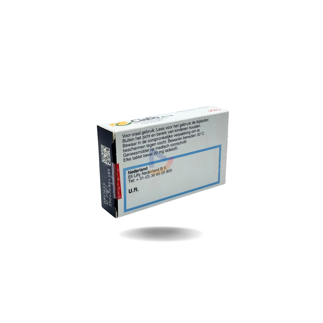 Cialis 20 mg – 4 tabletten voor incidenteel gebruik | Op recept
