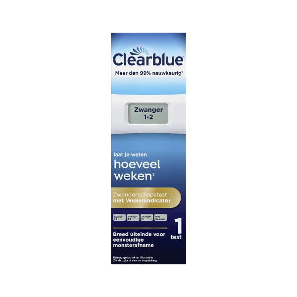 Clearblue Digitale Zwangerschapstest met Wekenindicator 1 stuk – Uitslag in woorden