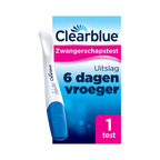 Clearblue Ultravroeg Zwangerschapstest 1 stuk – Extra gevoelig, 10 mIU/ml