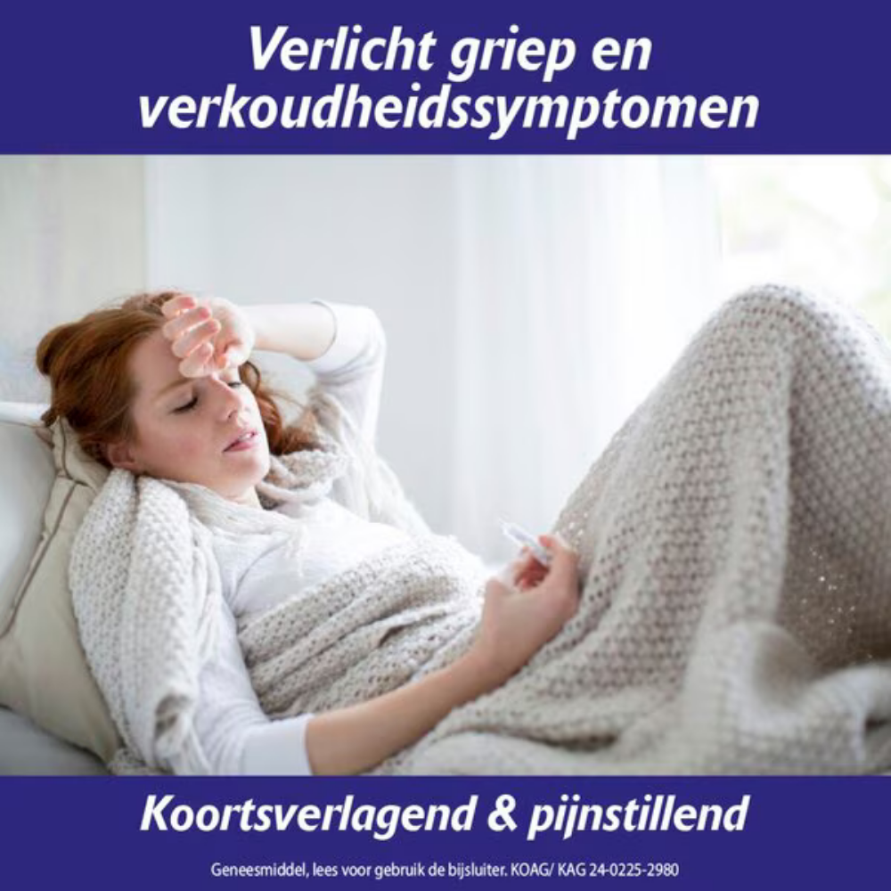 Coldrex Hot Drink Vitamine C – 10 Sachets | Pijnstillend en Koortsverlagend