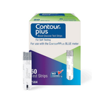 Contour Plus Teststrips 50 stuks – Betrouwbare en Comfortabele Bloedglucosemetingen