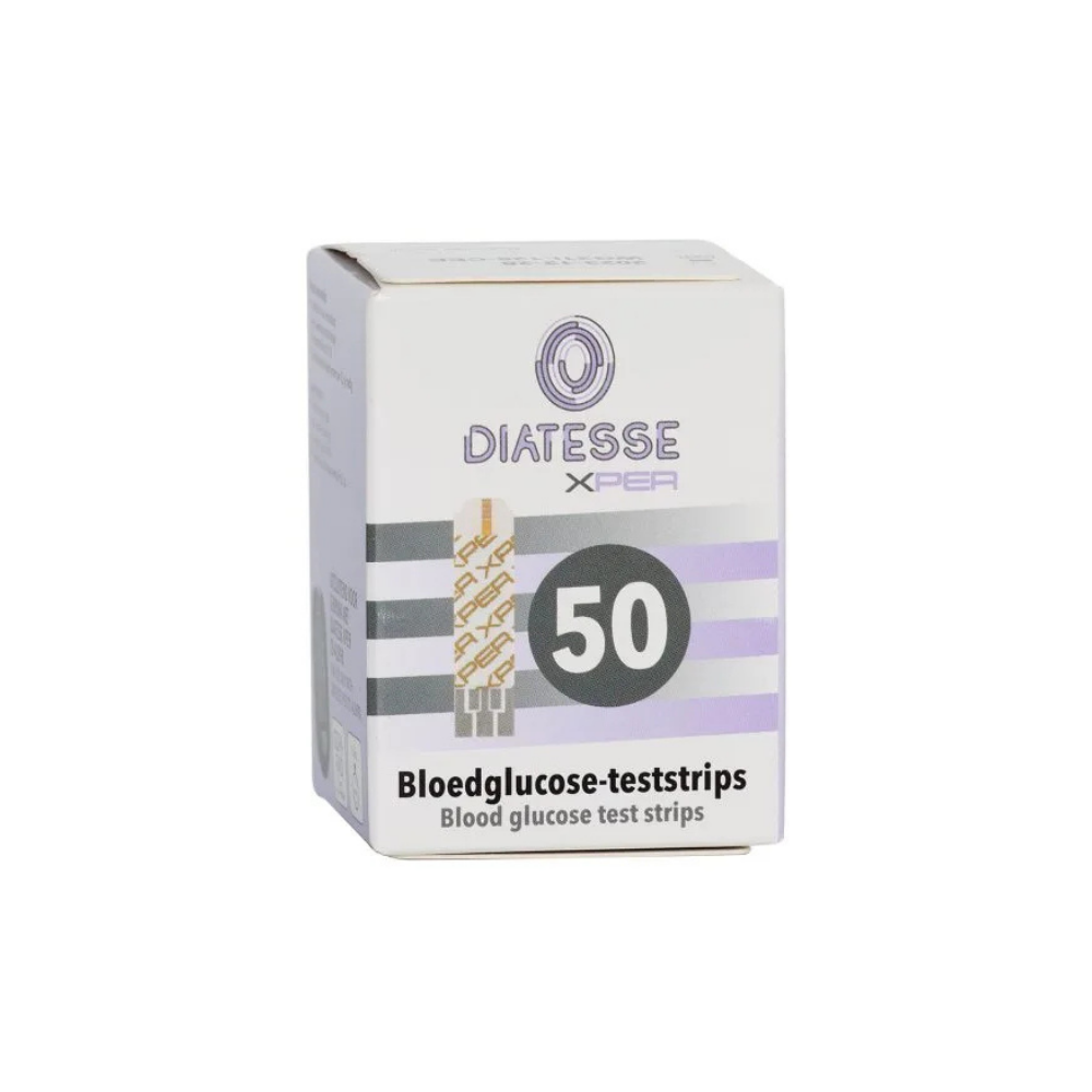 Diatesse XPER Teststrips – 50 Stuks voor Snel en Betrouwbaar Bloedglucosemeting