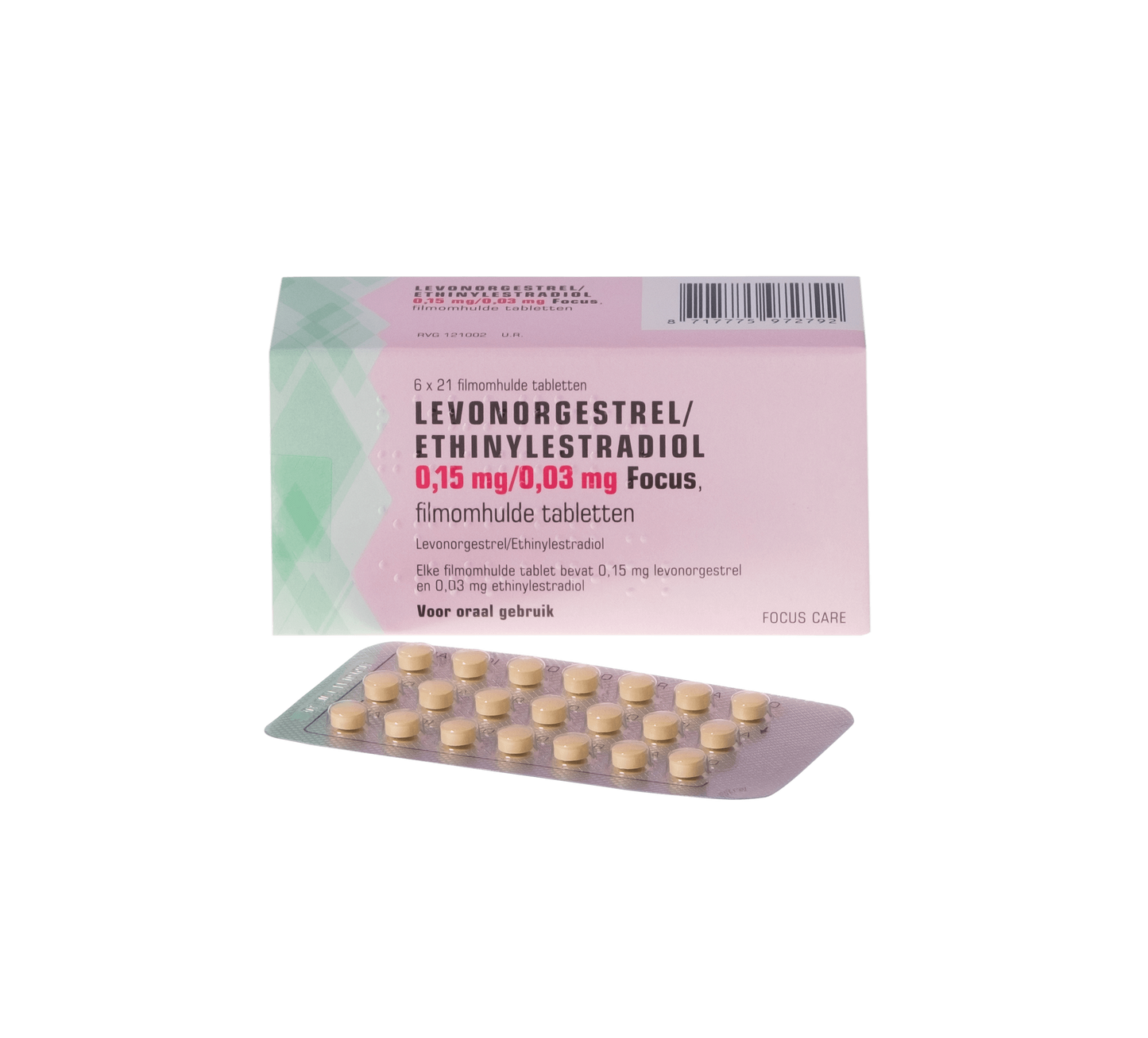 Ethinylestradiol/Levonorgestrel 0,03/0,15mg Focus – Betrouwbare anticonceptie met hormooncombinatie