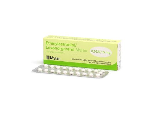 Ethinylestradiol/ Levonorgestrel 0,03/0,15mg Mylan