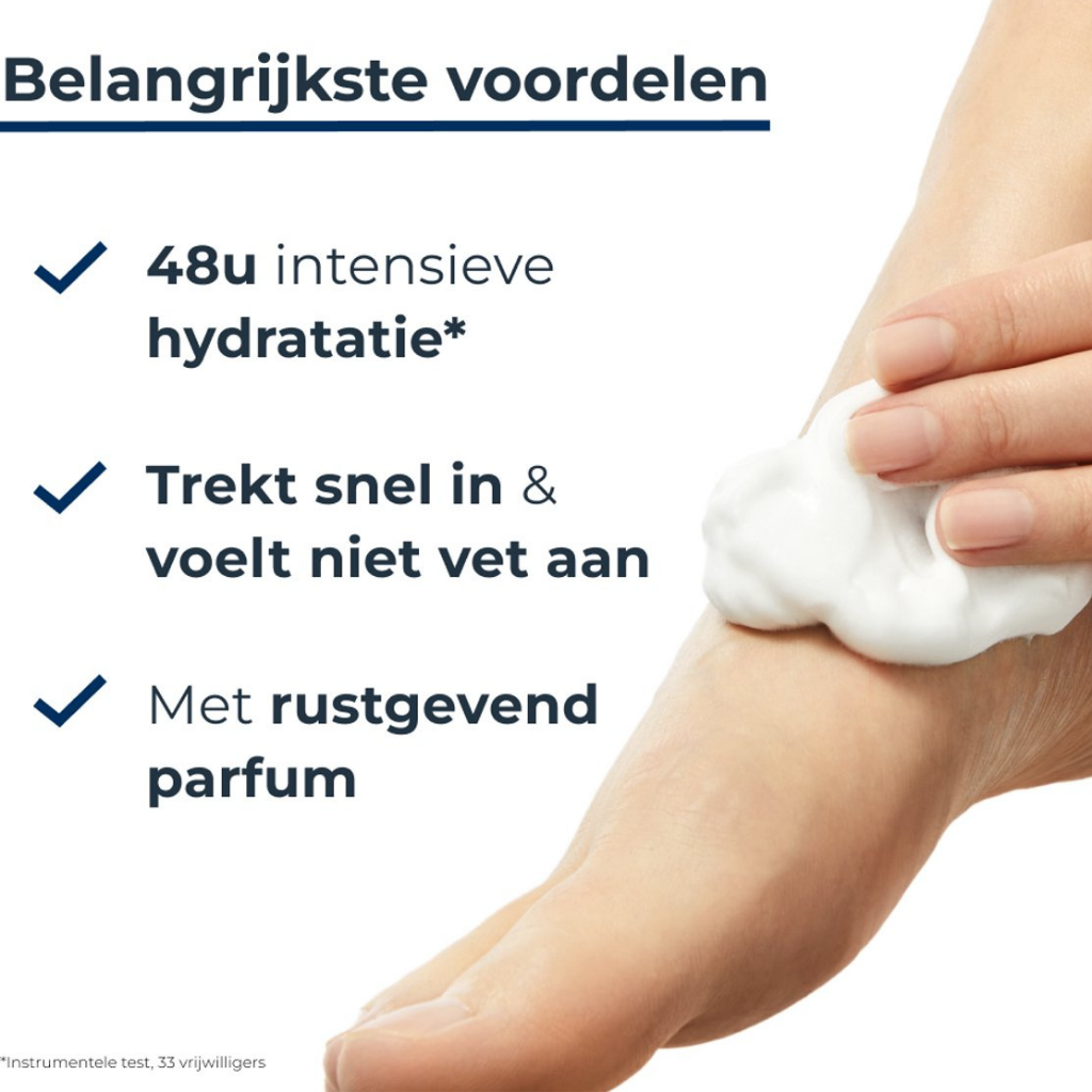 Eucerin UreaRepair PLUS 10% Urea Voetschuim 150ml – Intensieve Hydratatie voor Zeer Droge en Ruwe Voeten