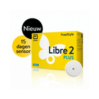 FreeStyle Libre 2 Plus Sensor – 15 Dagen Continu Glucosemeten zonder Vingerprikken