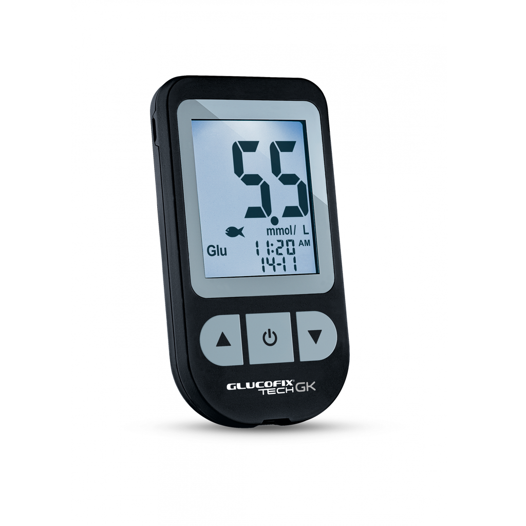 Glucofix TECH GK Glucosemeter Startpakket – Nauwkeurige Bloedglucose- en Ketonmeting