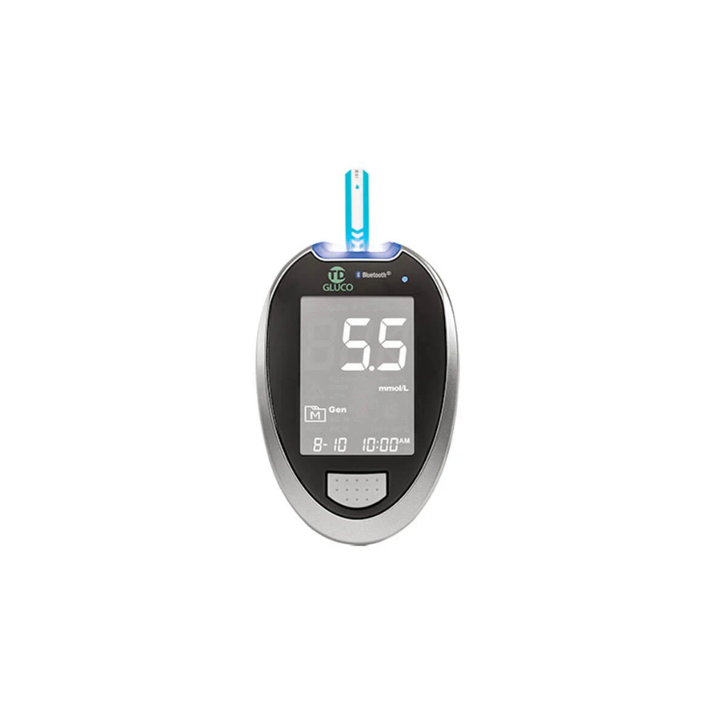 Ht One TD Bluetooth Glucosemeter Startpakket – Nauwkeurige Metingen met Slimme Bluetooth Koppeling