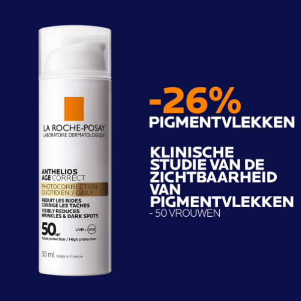 La Roche-Posay Anthelios Age Correct SPF50+ 50ml – Anti-Aging Crème met Zeer Hoge Zonbescherming