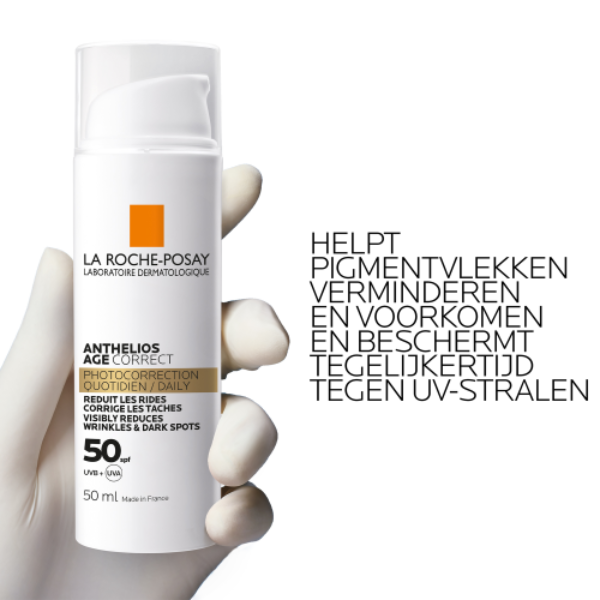La Roche-Posay Anthelios Age Correct SPF50+ 50ml – Anti-Aging Crème met Zeer Hoge Zonbescherming