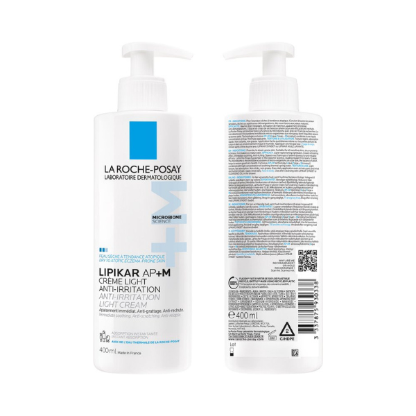 La Roche-Posay Lipikar Baume AP+M 400ml – Intensieve Verzorging voor een Gevoelige en Droge Huid