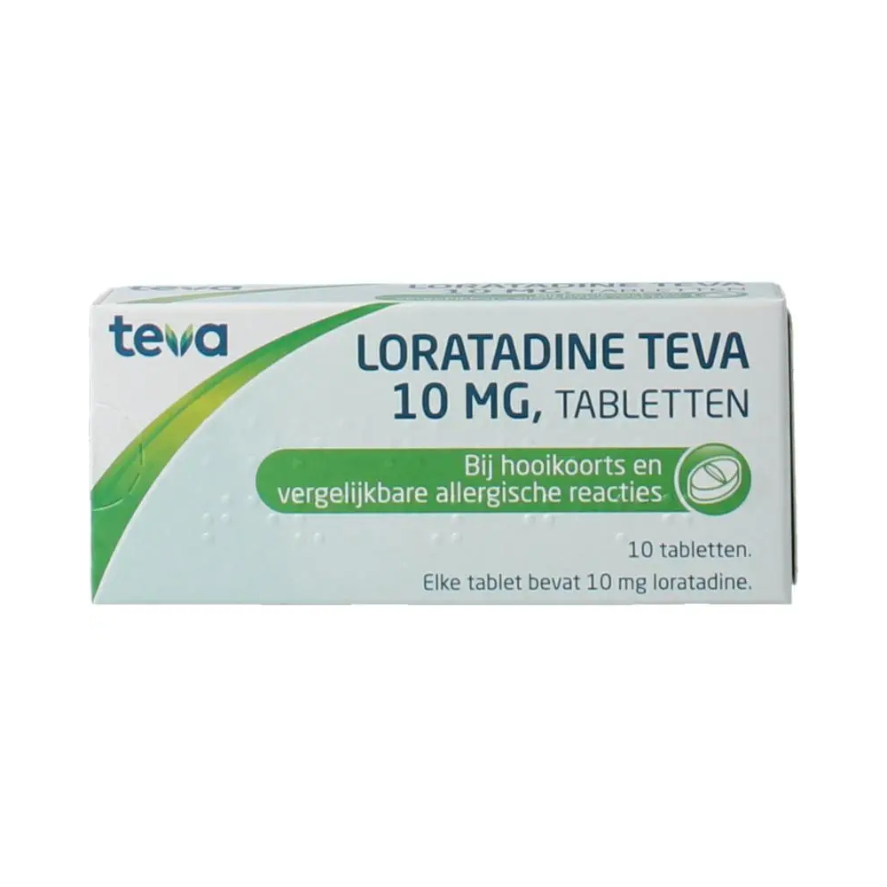 Loratadine Teva Tablet 10mg 30 stuks - Effectieve Verlichting bij Hooikoorts en Allergieën