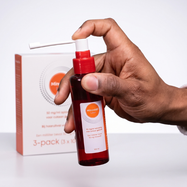 Minoxidil 5% – Linn (6x100ml, voordeelbundel) | Tegen erfelijke haaruitval bij mannen