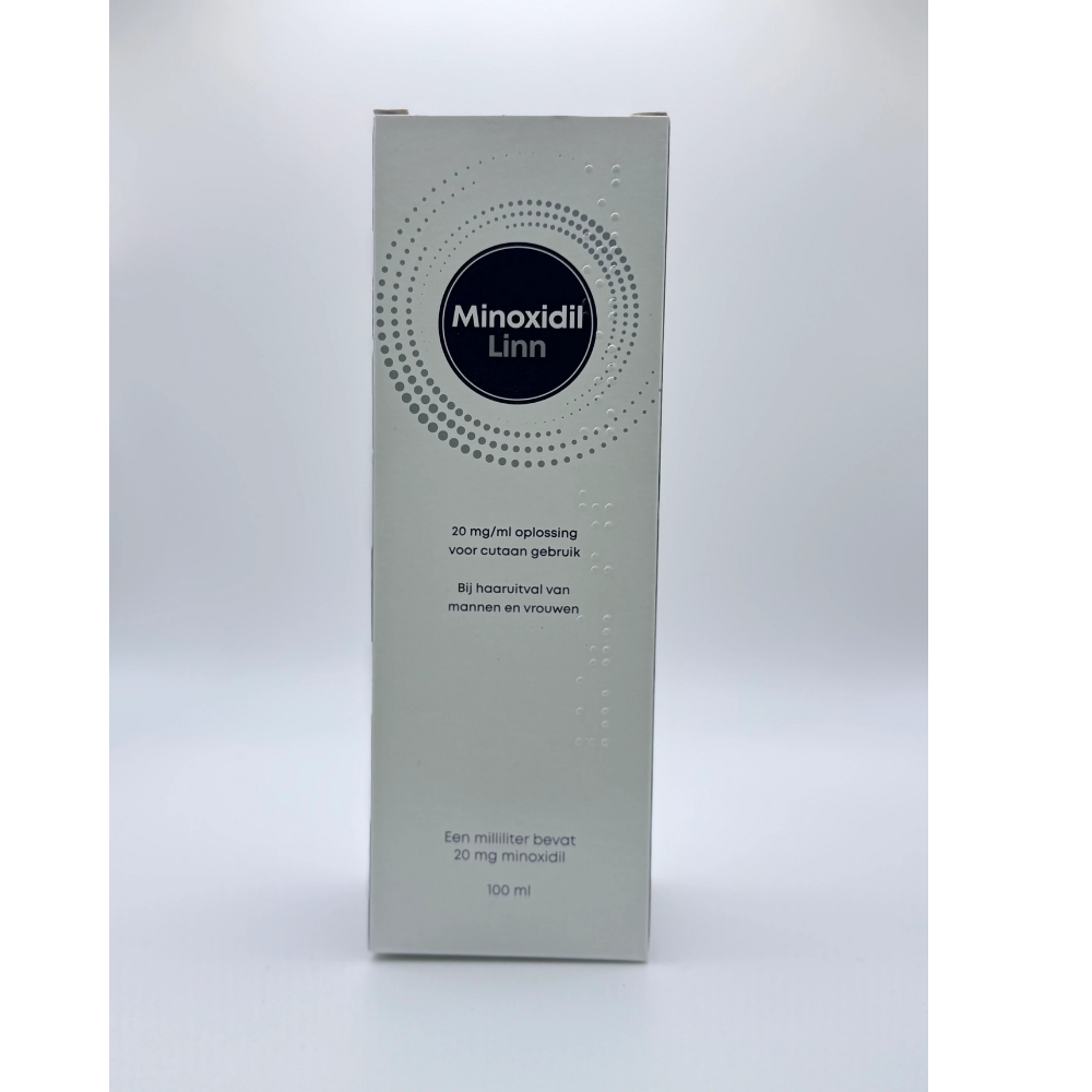 Minoxidil Linn 2% oplossing – 100ml haargroeimiddel bij erfelijke haaruitval voor mannen en vrouwen