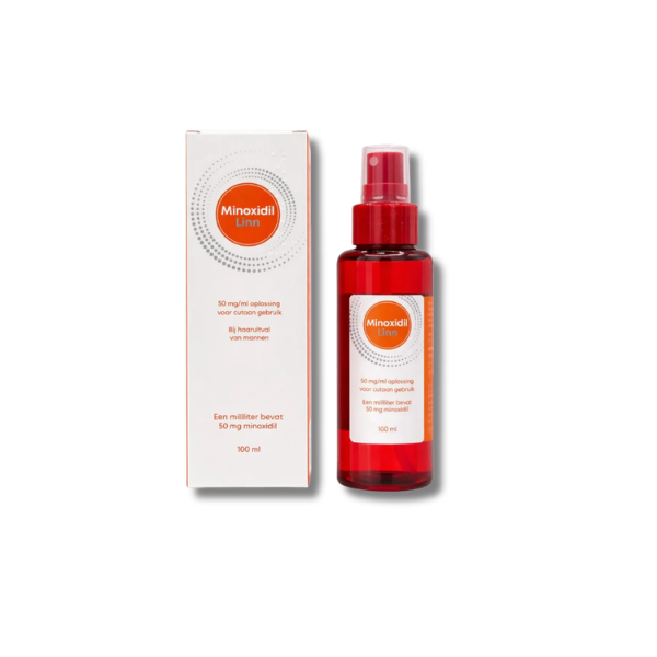 Minoxidil Linn 5% oplossing – 100ml tegen haaruitval & voor haargroei bij mannen
