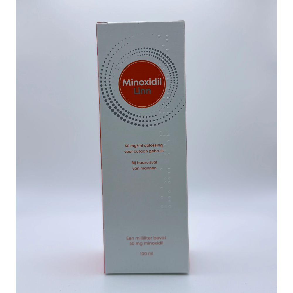 Minoxidil Linn 5% oplossing – 100ml tegen haaruitval & voor haargroei bij mannen