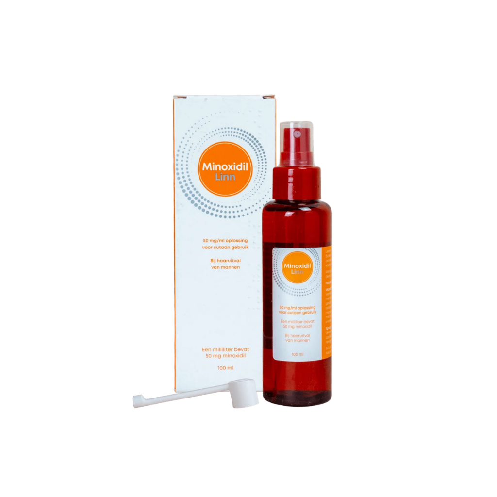 Minoxidil Linn 5% oplossing – 100ml tegen haaruitval & voor haargroei bij mannen