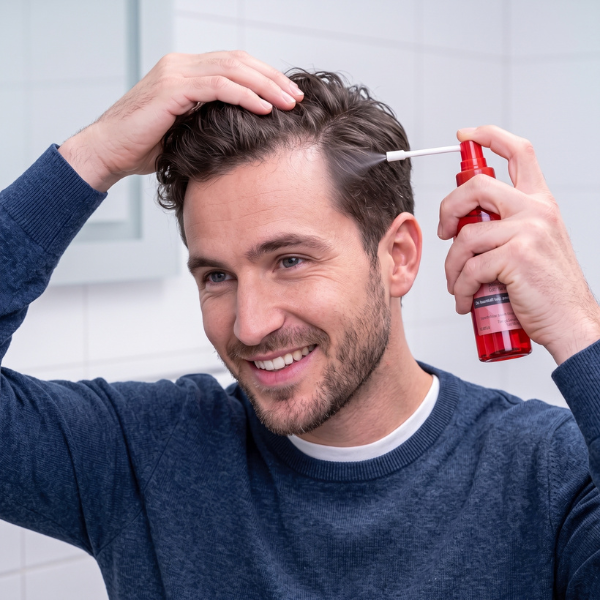 Minoxidil Teva 50mg/ml – 100ml haargroeimiddel voor mannen met erfelijke haaruitval (5% oplossing)
