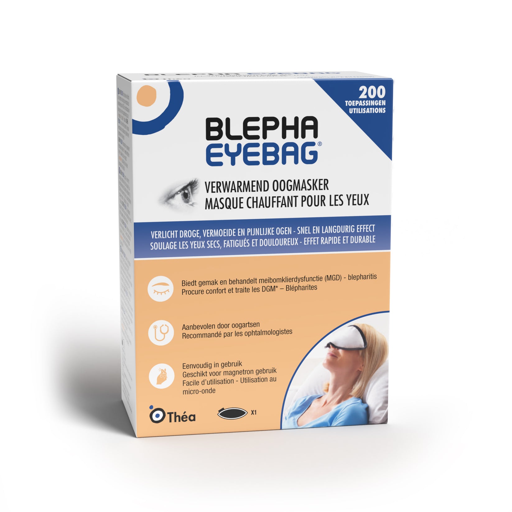 Théa Blepha Eyebag Verwarmend Oogmasker 1 Stuk Théa Blepha Eyebag Verwarmend Oogmasker 1 Stuk