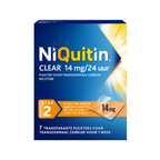 NiQuitin Clear Nicotinepleisters 14 mg – 7 stuks (Stap 2) | Stoppen met Roken