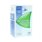 Nicorette Kauwgom 2mg Menthol Mint – 105 stuks | Stoppen met Roken