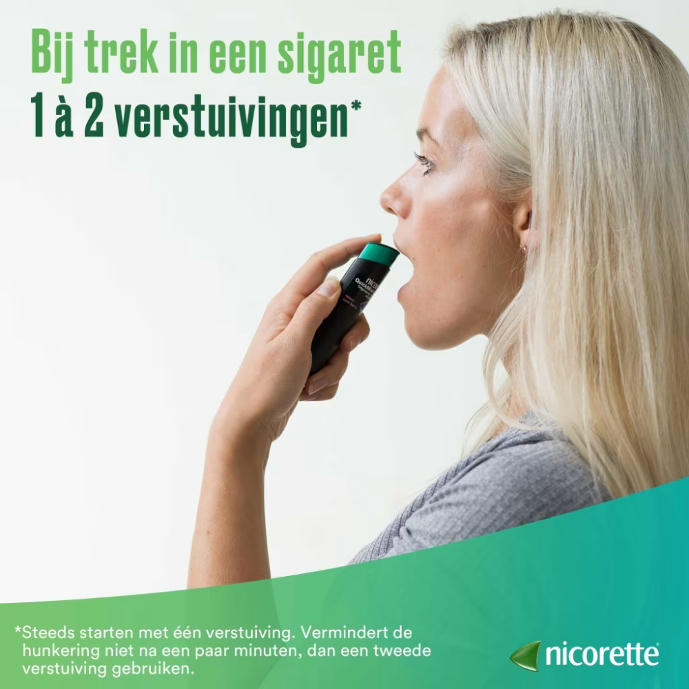 Nicorette Mondspray Fresh Mint – 13,2 ml | Stoppen met Roken