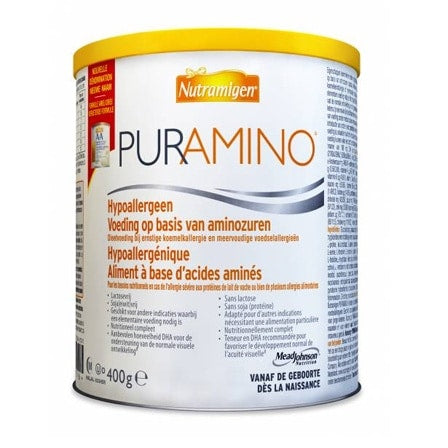 Nutramigen Puramino 400 g – Aminozuurvoeding bij ernstige koemelkallergie, vanaf geboorte