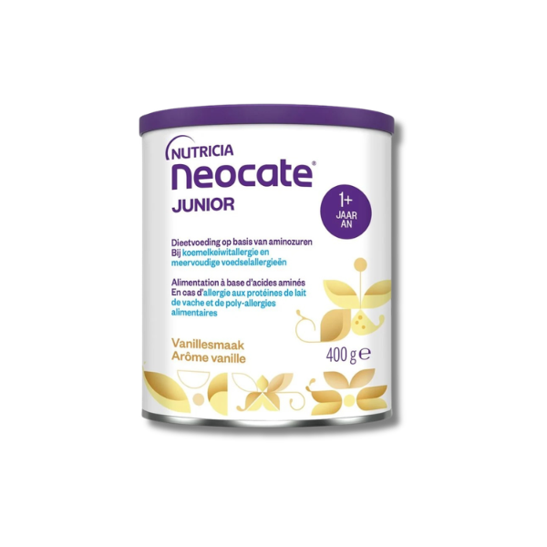 Nutricia Neocate Junior vanille 400 g – Aminozuurvoeding bij koemelkallergie, vanaf 1 jaar