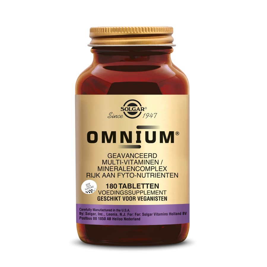 Solgar Omnium®  180 Tabletten | Premium Multivitamine & Antioxidantencomplex