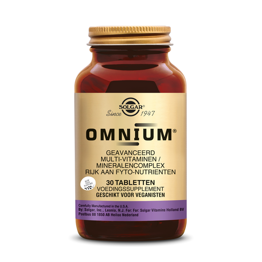 Solgar Omnium® Multivitamine – De Rolls Royce onder de Multivitaminen