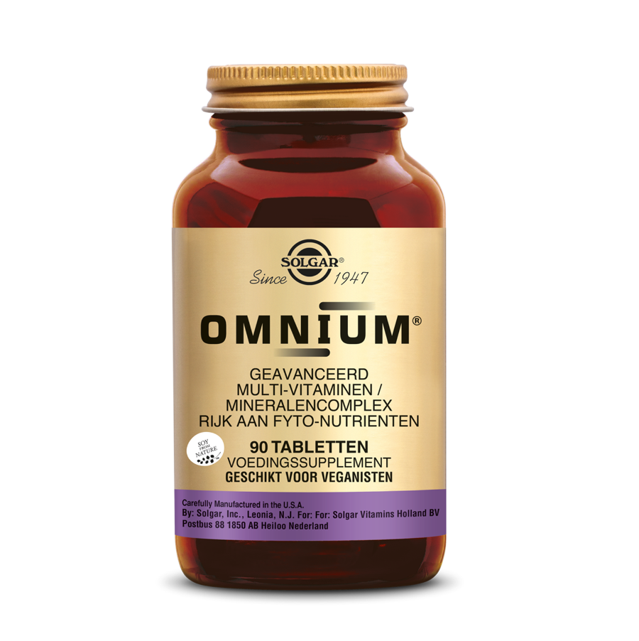 Solgar Omnium® 90 Tableten | Premium Multivitamine & Antioxidantencomplex